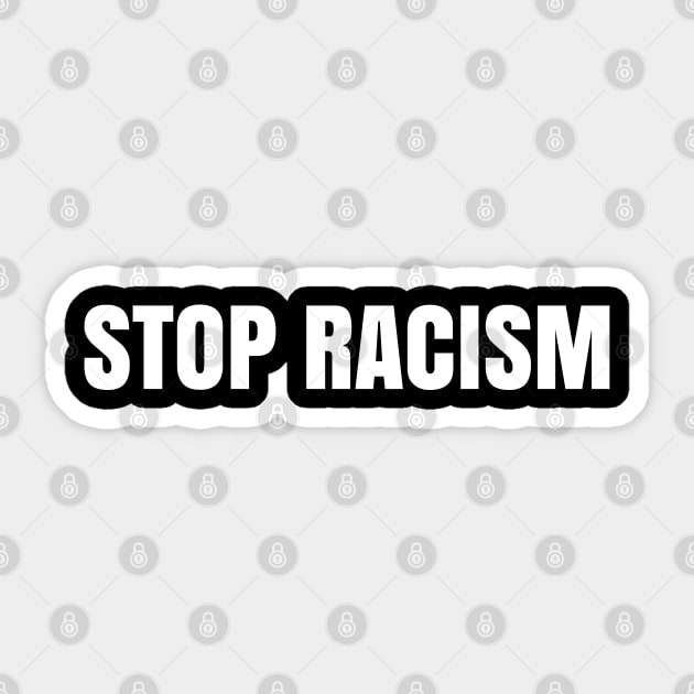 Stop Racism, Black Lives Matter, Protest, George Floyd Sticker by UrbanLifeApparel